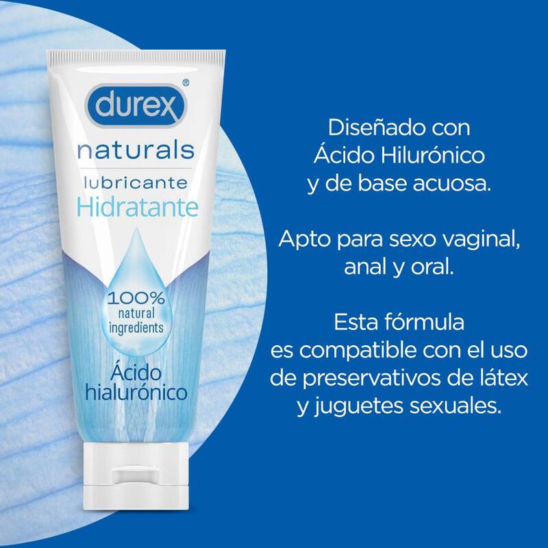 DUREX - NATURALS MOISTURIZING LUBE 100 ML - Image 2