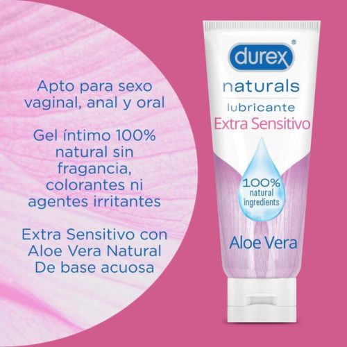 DUREX - NATURALS EXTRA SENSITIVE LUBRICANT 100 ML - Bild 3