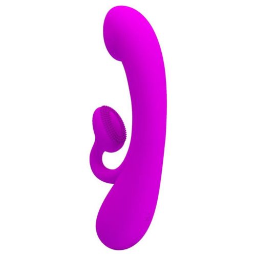 PRETTY LOVE - SINCERE VIBRATOR AND CLITORIS SUCKER PURPLE SILICONE - Image 3