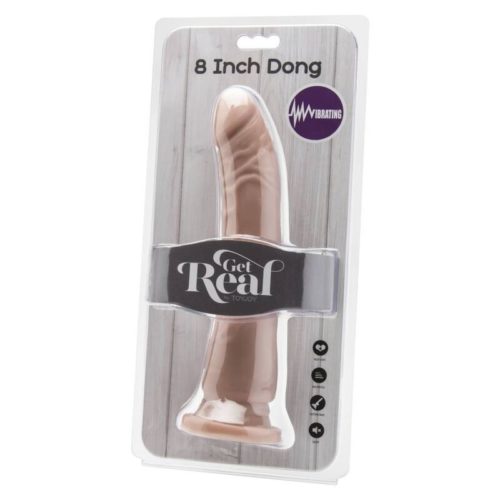 GET REAL - DONG 20,5 CM VIBRATING SKIN - Image 2