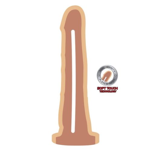 GET REAL - DUAL DENSITY DONG 19 CM SKIN - Bild 2