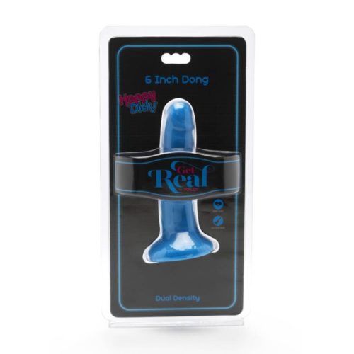 GET REAL - HAPPY DICKS DONG 12 CM BLUE - Bild 2