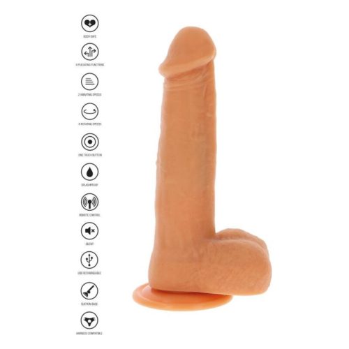 GET REAL - ROTATING BEADS VIBRATING DILDO SKIN - Image 4