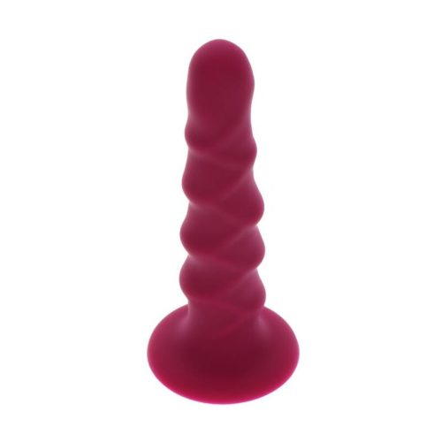 GET REAL - RIBBED DONG 12 CM RED - Bild 3