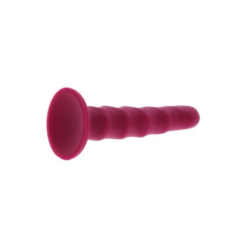 GET REAL - RIBBED DONG 12 CM RED - Bild 5