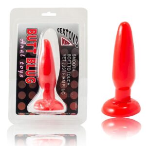 Baile – Analplugg, 15 cm – röd