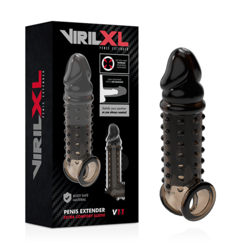 VIRILXL - PENIS EXTENSION AND SHEATH V11 BLACK - Bild 2