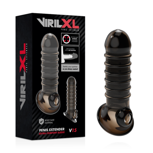 VIRILXL - PENIS EXTENSION AND SHEATH V15 BLACK - Bild 2