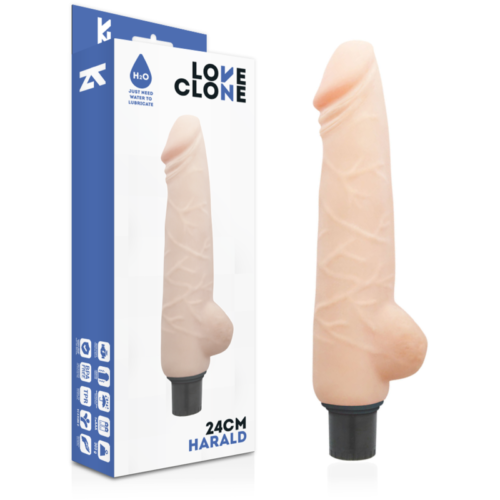 LOVECLONE - HARALD SELF LUBRICATION VIBRATOR 24 CM -O- 4 CM - Image 2