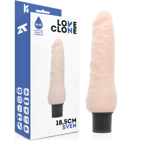 LOVECLONE - SVEN SELF LUBRICATION VIBRATOR 18.5 CM -O- 3.3 CM - Image 2