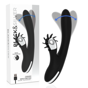 Black&Silver Grimm Wave – rabbitvibrator