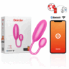 Oninder Denver 7 – vibrerande ägg, appstyrd, rosa, 2,7 cm