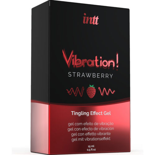 INTT - POWERFUL INTIMATE STIMULANT LIQUID VIBRATING GEL STRAWBERRY 15 ML - Bild 3