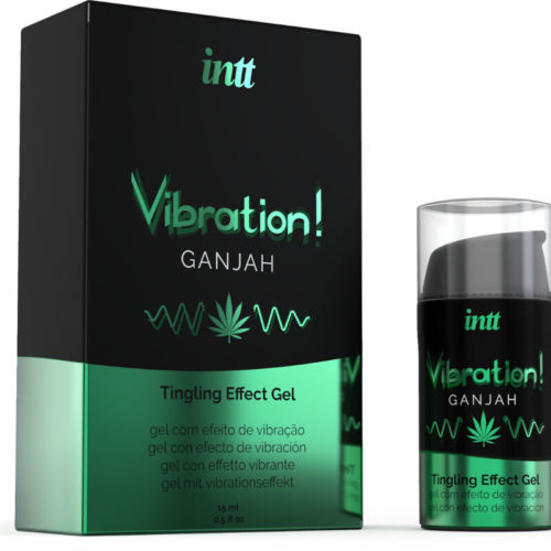 INTT - POWERFUL INTIMATE STIMULANT LIQUID VIBRATING GEL CANNABIS 15ML - Bild 2