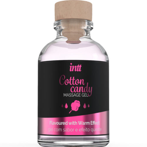 INTT MASSAGE  ORAL SEX - MASSAGE GEL WITH COTTON CANDY FLAVOR AND HEATING EFFECT