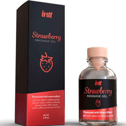 INTT MASSAGE  ORAL SEX - HOT EFFECT STRAWBERRY FLAVOR MASSAGE GEL - Bild 2