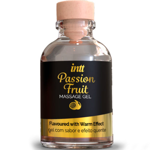 INTT MASSAGE  ORAL SEX - PASSION FRUIT FLAVORED MASSAGE GEL WITH HEAT EFFECT