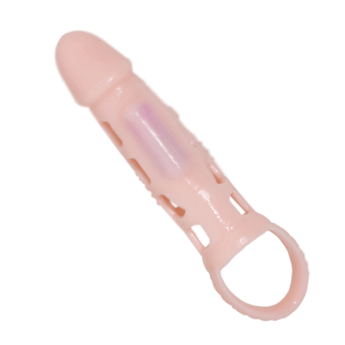 PRETTY LOVE - HARRISON PENIS EXTENDER COVER WITH VIBRATION AND STRAP 13.5 CM - Image 4