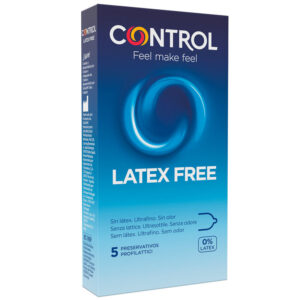 Control Free Sin – Latexfri kondom, 5-pack