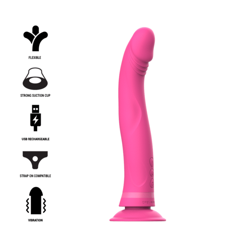 INTENSE - MICHELANGELO ROSA SILIKON VIBRATOR DILDO