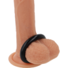 POWERING - SUPER FLEXIBLE AND RESISTANT PENIS RING 4.5CM BLACK - Image 2