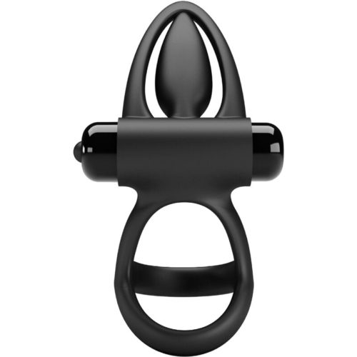 PRETTY LOVE - VIBRATING RING 10 VIBRATIONS BLACK SILICONE - Bild 4