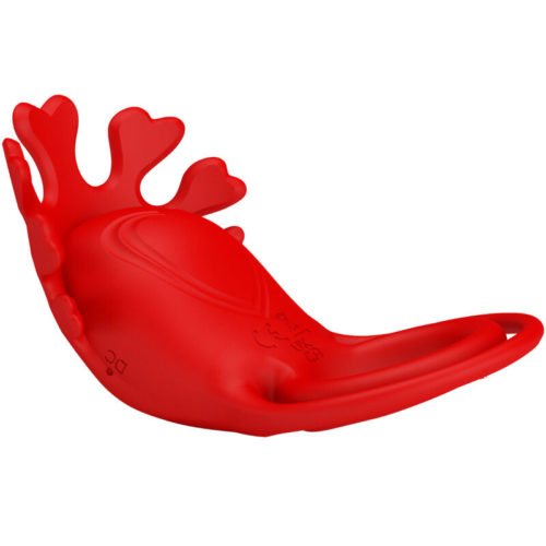 PRETTY LOVE - RUBEN VIBRATOR RING 7 VIBRATIONS SILICONE RED - Image 5