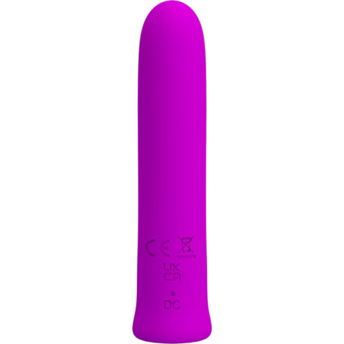 PRETTY LOVE - CURTIS MINI SUPER POWER VIBRATOR 12 VIOLET SILICONE VIBRATIONS - Image 3