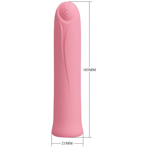 PRETTY LOVE - CURTIS MINI SUPER POWER VIBRATOR 12 PINK SILICONE VIBRATIONS - Image 5