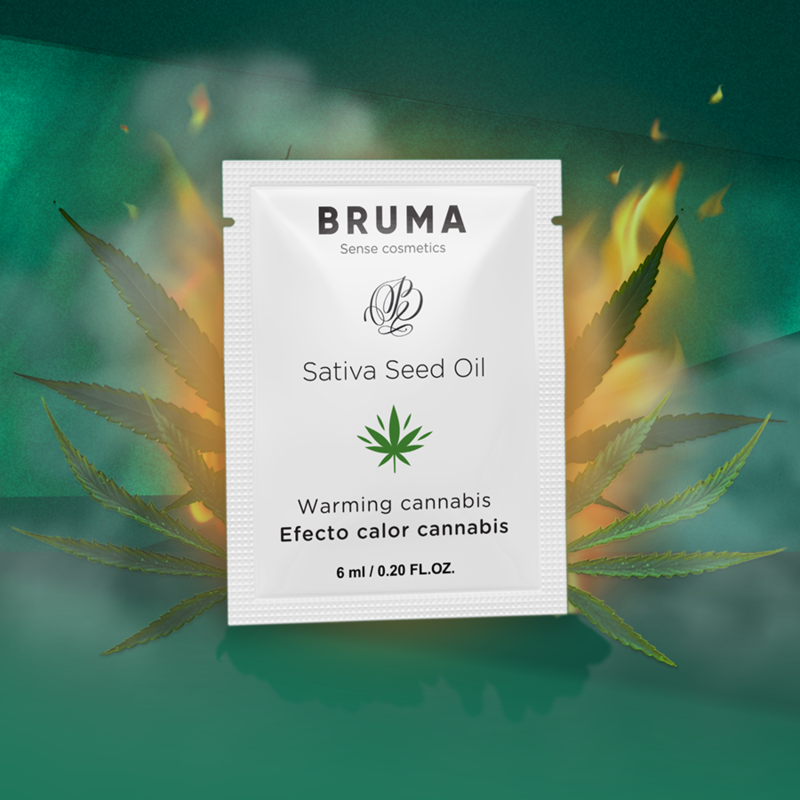 BRUMA - SATIVA SEED OIL SLIDING GEL WARMING CANNABIS FLAVOR 6 ML - Image 3
