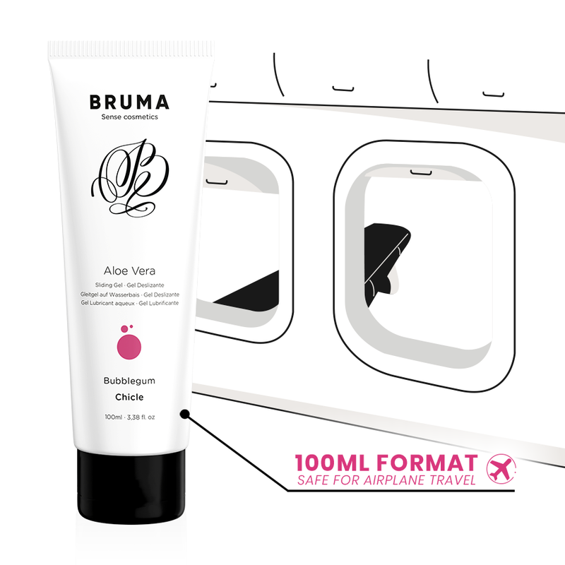 BRUMA - ALOE VERA SLIDING GEL BUBBLEGUM FLAVOR 100 ML - Image 3