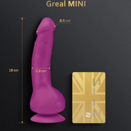 G-VIBE - GREAL MINI FUCHSIA SILICONE VIBRATOR DILDO - Bild 2