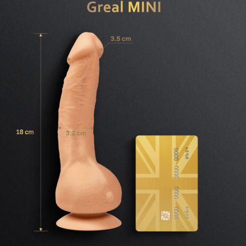 G-VIBE - GREAL MINI VIBRATOR DILDO NATURAL SILICONE - Bild 2