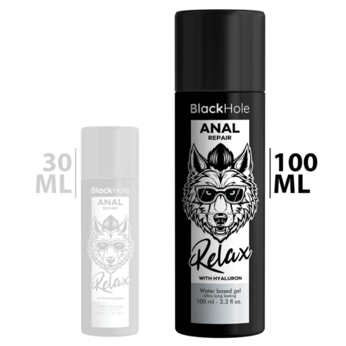 BLACK HOLE - ANAL REPAIR WATER BASED RELAX WITH HYALURON 100 ML - Bild 2