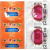 Pasante Strawberry – kondomer med jordgubbssmak, 144-pack – produktbild 1