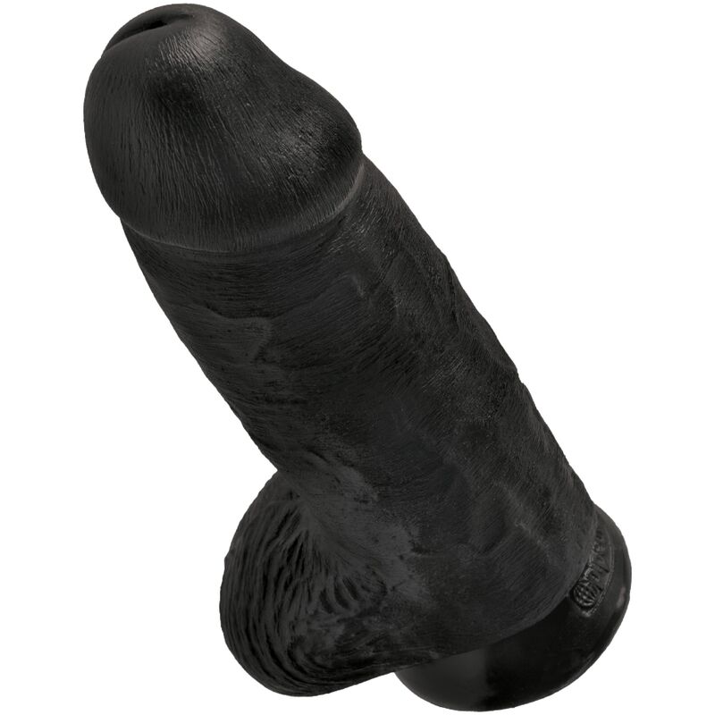 KING COCK - CHUBBY REALISTIC PENIS 23 CM BLACK - Image 3