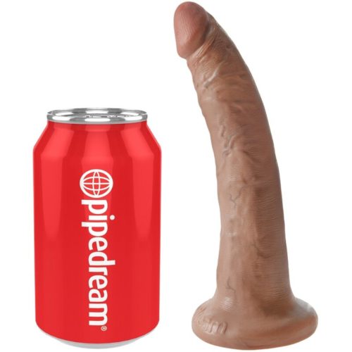 KING COCK - REALISTIC PENIS 17.5 CM CARAMEL - Bild 4