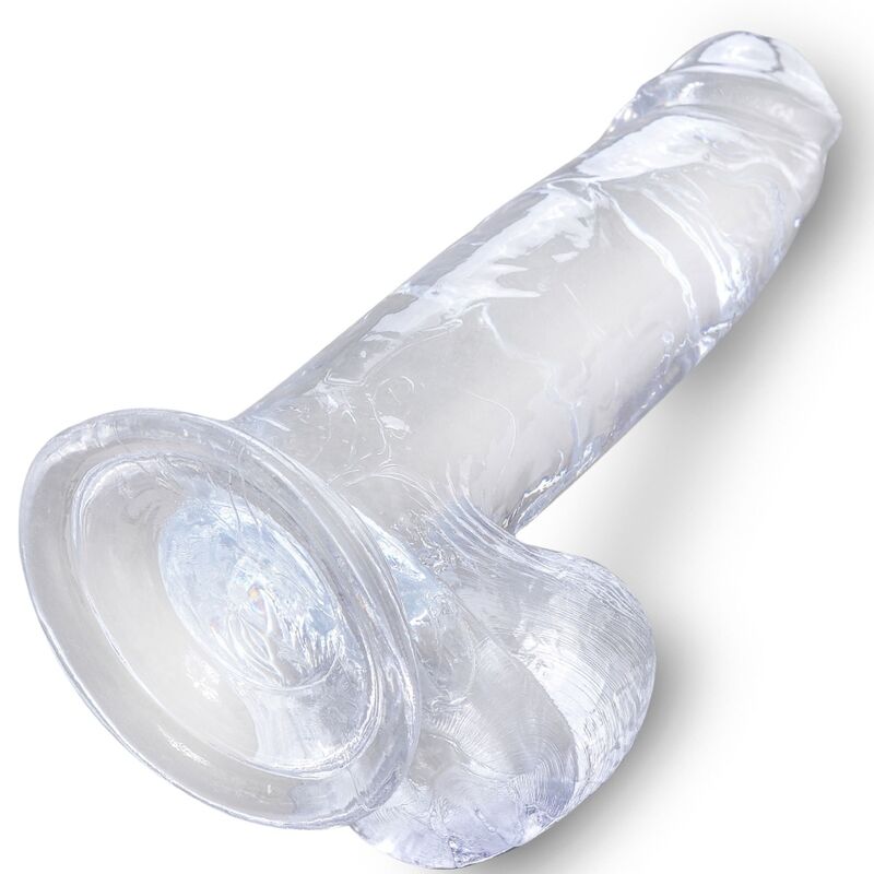 KING COCK - CLEAR REALISTIC PENIS WITH BALLS 15.2 CM TRANSPARENT - Image 4