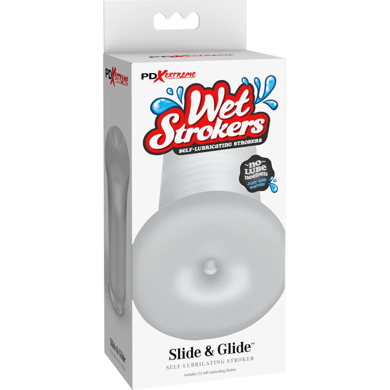 FETISH FANTASY EXTREME - SLIDE GLIDE STROKER SILICONE TRANSPARENT - Bild 4
