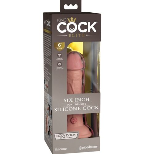 KING COCK - ELITE REALISTIC SILICONE DILDO 15.2 CM - Bild 5