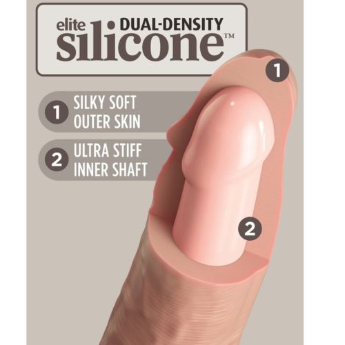 KING COCK - ELITE REALISTIC SILICONE DILDO 15.2 CM - Bild 4