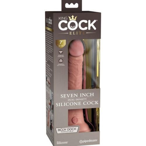 KING COCK - ELITE REALISTIC SILICONE DILDO 17.8 CM - Bild 5