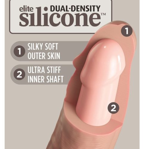 KING COCK - ELITE REALISTIC SILICONE DILDO 17.8 CM - Bild 3