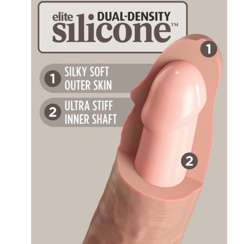 KING COCK - ELITE REALISTIC SILICONE DILDO 23 CM - Bild 4