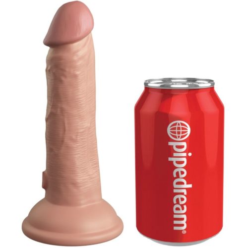 KING COCK - ELITE REALISTIC DILDO VIBRATING  SILICONE 15.2 CM