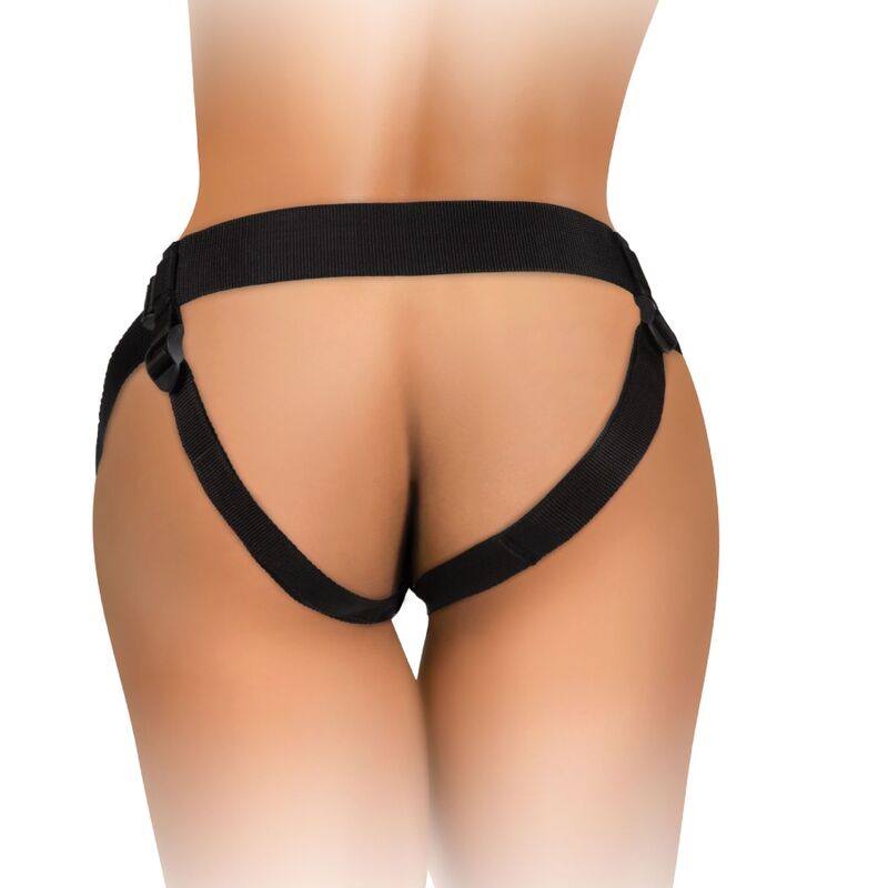 KING COCK - ELITE DELUXE ADJUSTABLE HARNESS KIT RING WITH TESTICLES DILDO 20.3 CM - Image 3