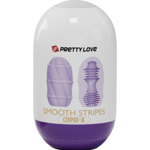 PRETTY LOVE - SMOOTH STRIPES CUPID MASTURBATOR EGG - Image 5