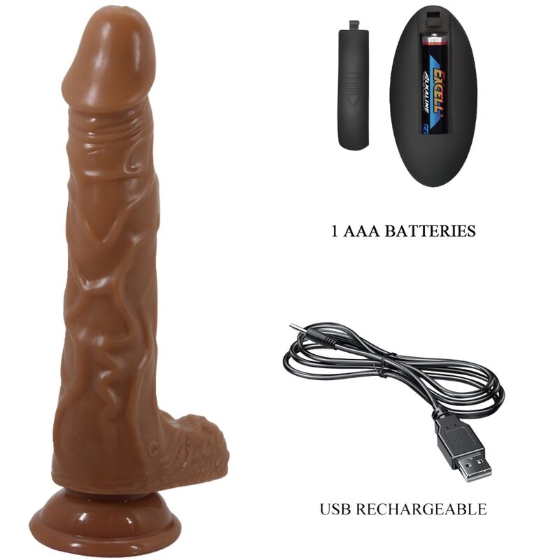 BAILE - BODACH REALISTIC VIBRATOR WITH REMOTE CONTROL SUCTION CUP - Image 5