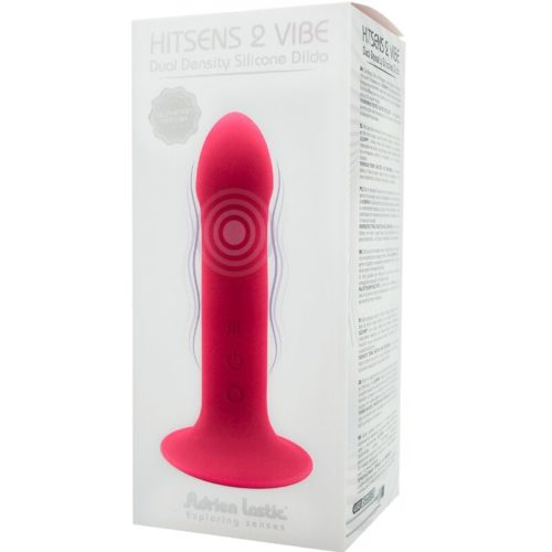 ADRIEN LASTIC - HITSENS VIBE 2 SILICONE DILDO PINK - Image 3