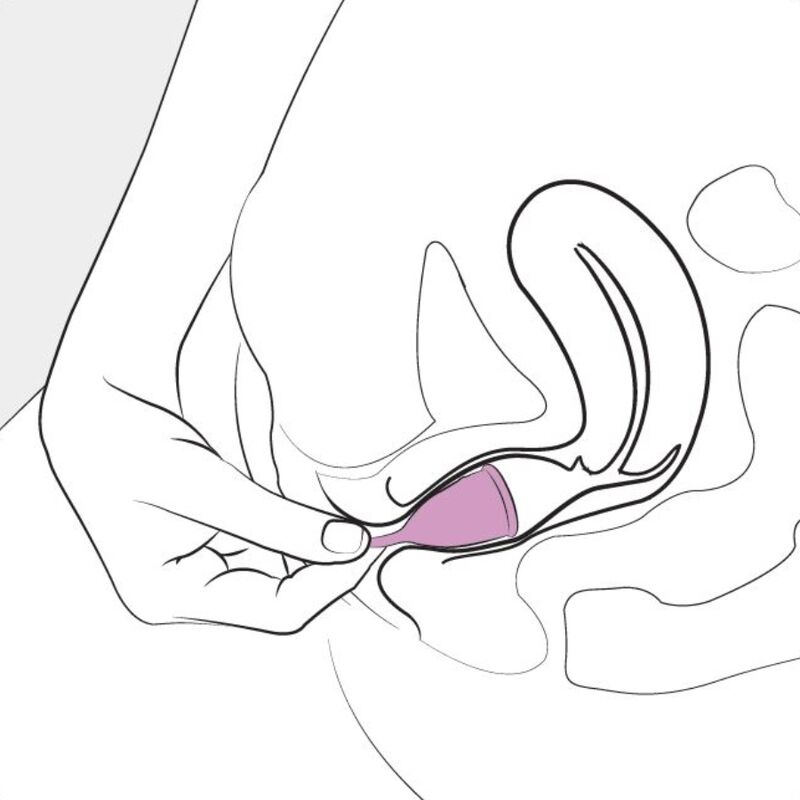 FEMINTIMATE - EVE SILICONE MENSTRUAL CUP - SIZE L - Image 5